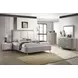 Aldridge Light Gray Upholstered Panel Bedroom Set