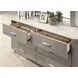 Aldridge Light Gray Upholstered Panel Bedroom Set