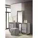 Ventnor Gray Vanity Set with Stool