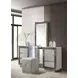 Ventnor Gray Vanity Set with Stool