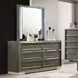 Leyland Dark Gray 6 Drawer Dresser
