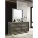 Leyland Dark Gray 6 Drawer Dresser