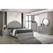 Cassiopeia Metallic Gray 5 Drawer Chest