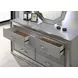 Cassiopeia Metallic Gray Panel Bedroom Set