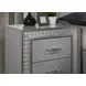 Cassiopeia Metallic Gray Panel Bedroom Set