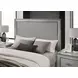 Cassiopeia Metallic Gray Panel Bedroom Set