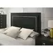Latimer Black Full Low Profile Bed with LED Light