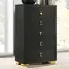 Latimer Black 5 Drawer Chest