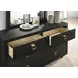 Latimer Black 6 Drawer Dresser