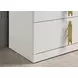 Basildon White and Gold 2 Drawer Nightstand