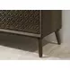 Chalfont Dark Brown Upholstered Panel Bedroom Set with Wall Panel