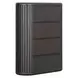 Hildesheim Black Fluted Panel Bedroom Set