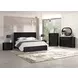 Hildesheim Black King Fluted Panel Bed