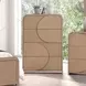 Tangentry Natural 4 Drawer Chest
