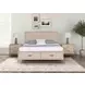 Sandnes Light Oak Queen Storage Panel Bed