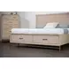 Sandnes Light Oak Queen Storage Panel Bed