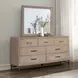 Sandnes Light Oak 7 Drawer Dresser