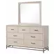 Sandnes Light Oak Rectangular Dresser Mirror