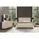 Sandnes Light Oak Queen Panel Bed