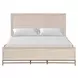 Sandnes Light Oak Queen Panel Bed