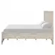Sandnes Light Oak Queen Panel Bed