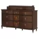Westerham Dark Cherry Panel Bedroom Set with LED