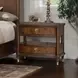 Westerham Dark Cherry Panel Bedroom Set with LED