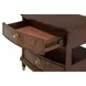 Westerham Dark Cherry 2 Drawer Nightstand with USB Charging and LED