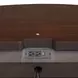 Westerham Dark Cherry 2 Drawer Nightstand with USB Charging and LED
