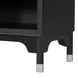 Torrance Black 1 Drawer Nightstand with USB Charging