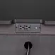Torrance Black 1 Drawer Nightstand with USB Charging