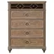 Lyris Rustic Oak Panel Bedroom Set