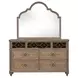 Lyris Rustic Oak 7 Drawer Dresser