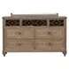 Lyris Rustic Oak Panel Bedroom Set