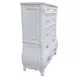 Valentini White Sleigh Bedroom Set