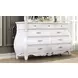 Valentini White 9 Drawer Dresser