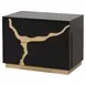 Goldsberg Black and Gold Panel Bedroom Set