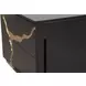 Goldsberg Black and Gold 2 Drawer Nightstand