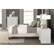 Basilone Rustic White 5 Drawer Chest