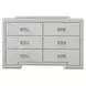 Basilone Rustic White Panel Bedroom Set