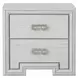 Basilone Rustic White Panel Bedroom Set
