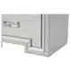 Basilone Rustic White 2 Drawer Nightstand with USB Charging