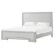 Basilone Rustic White Panel Bedroom Set
