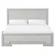 Basilone Rustic White Panel Bedroom Set