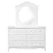 Naucalpan White 6 Drawer Dresser