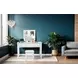 Naucalpan White Vanity Set with Stool