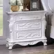 Ventresca White 3 Drawer Nightstand