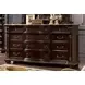 Fromberg Brown Cherry Sleigh Bedroom Set