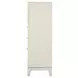 Isadore Antique White Panel Bedroom Set with LED Light
