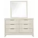 Isadore Antique White 6 Drawer Dresser